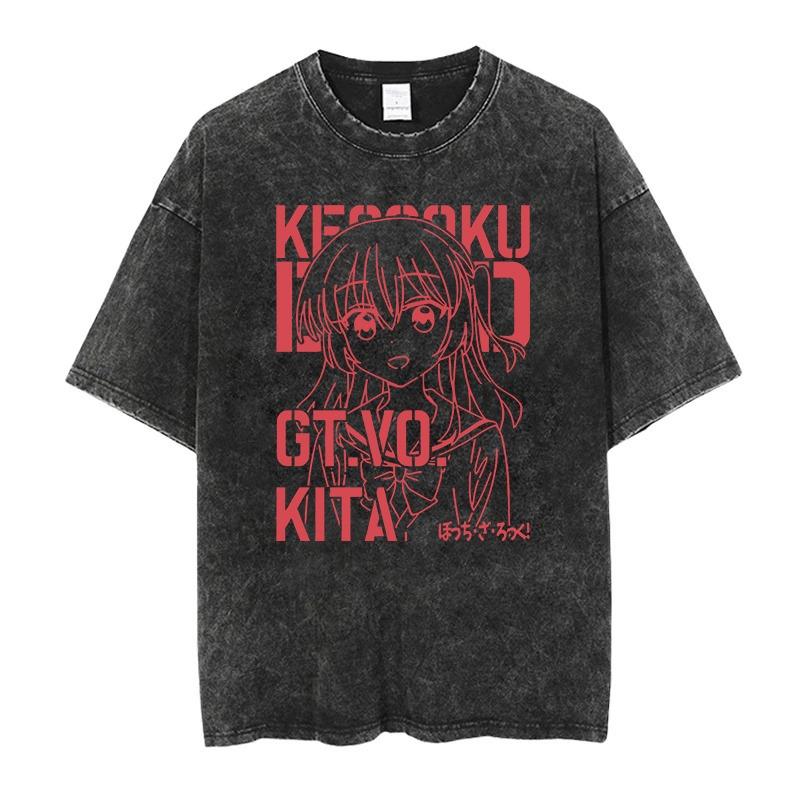 Retro Spider Gym Workout Graphic Washed Black Oversized T-shirts for Women Movie Streetwear Hip Hop Cotton Tops Women Harajuku