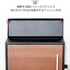 Hachibanya Mailbox with Wood Grain Nordic Black Wood Grain Wall-Mounted Lock, Finish, Large, Style, Vertical, Brown, (Brown Finish)