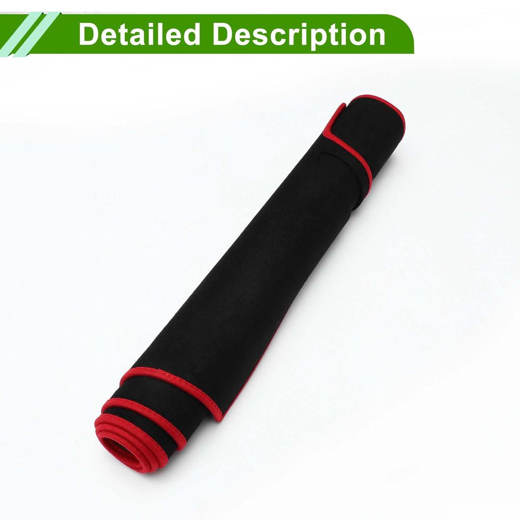 HOPESPANNER Dashboard Mat for Honda Odyssey Dashboard Protective Car Dash Suede Reduces Interior Custom Heat Black with Red Drive Only RB3/RB4