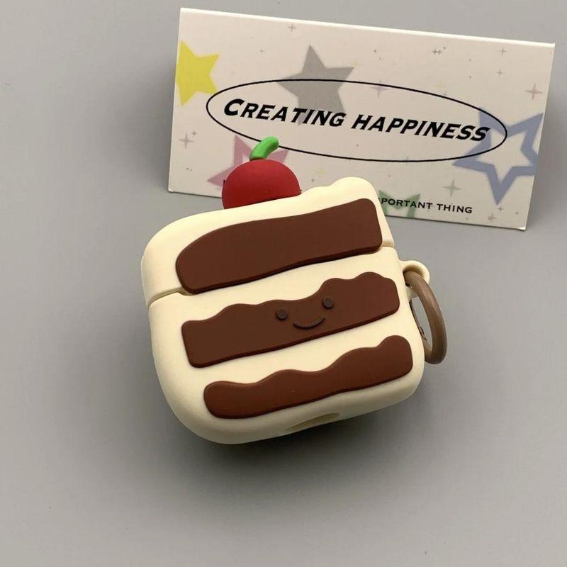 

Alkaline Bread Airpods1/2 Generation New Arrival Airpods4 Generation Huawei Freebuds5 New 3 Generation Earphone Case Airpods2 Generation Earphone Box airpods pro2 Chocolate cake + hanging ring