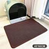 Cat Litter Mat Heavy Duty 2 Layer Waterproof Washable Non Slip Floor Protector for Home Pet Area