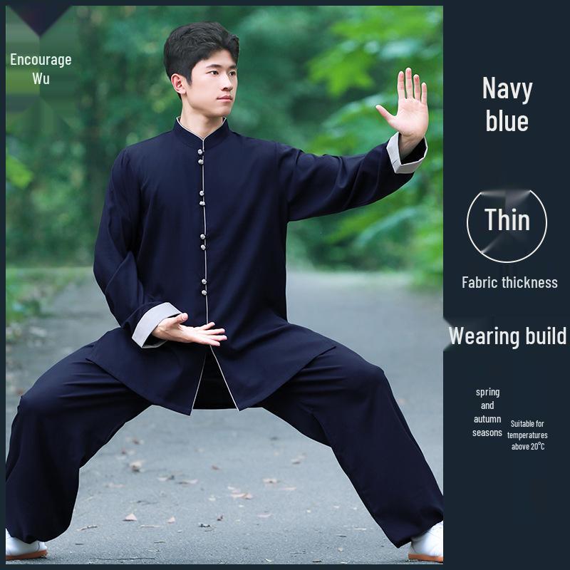Li Wu High-End Tai Chi Anzug für Damen und Herren für die Herbst-/Wintersaison für die Morgenpraxis
