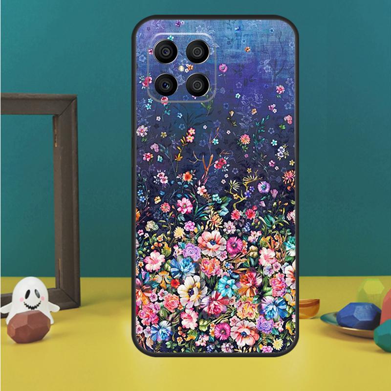Oil Painting Boho Flower Art Case For Honor 200 Pro X9b X9a X8b X8a X8 X9 X9c 50 70 90 Lite Honor Magic 5 6 7 Pro Cover