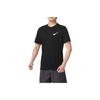 Men's Black Quick-Dry Breathable Sports T-Shirt