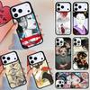 Japanese Geisha Phone Case For Apple iPhone 17 Air 16E 15 14 Plus 13 12 11 Pro Max Mini Funda Cover