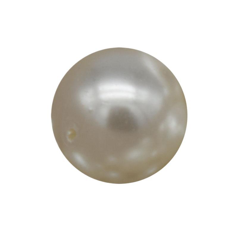 Handmade Imitation Pearl Round Beads: DIY Jewelry Accessories, Straight Hole, Resin Material (4-30mm)