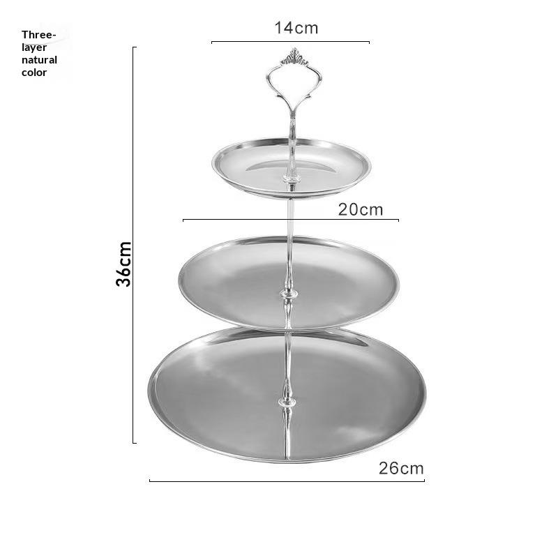 Gold Silver 2/3-Tier Cake Stand Party Dessert Display Tower For Holiday Gathering Elegant Serving Stand Cupcake Stand Decor