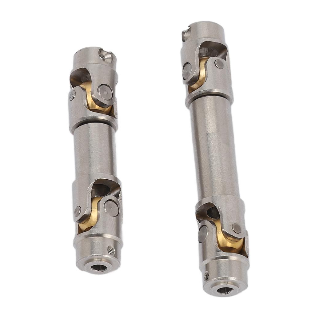 RC Car Drive Shaft Stainless Steel Front Rear Center Drive Shaft for Traxxas TRX4M 1/18 RC Cars Silver