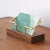 Tabletop Shelf Wooden Card Holder Card Storage Cards Display Stand Fashion Card Organizer  High-End