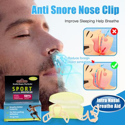 Nose Dilator Nasal Silicone Nose Clip Anti Snoring Easy Breath Preventing Snoring Help Breathe Snoring Devices Improve Sleeping