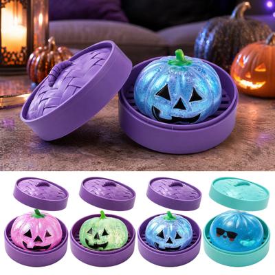 Sensorisches Knetspielzeug Halloween Knödel Stressabbau Spielzeug, Kürbis Geist Dampfbrötchen Form Kugel Fidget Party Mitgebsel
