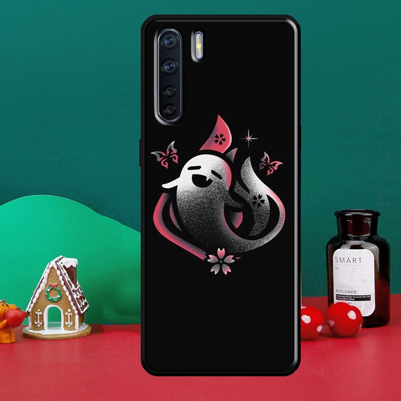 Genshin Impact Hu Tao Geist Fall für OPPO A74 A54 A94 A31 A53 A5 A9 2020 A52 A72 A1K A83 a91 A93 A3S A5S A15 Abdeckung