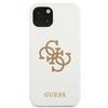 Guess Guhcp13Sls4Ggwh Iphone 13 Mini 5,4 Biały/White Hard Case Silicone 4G Logo
