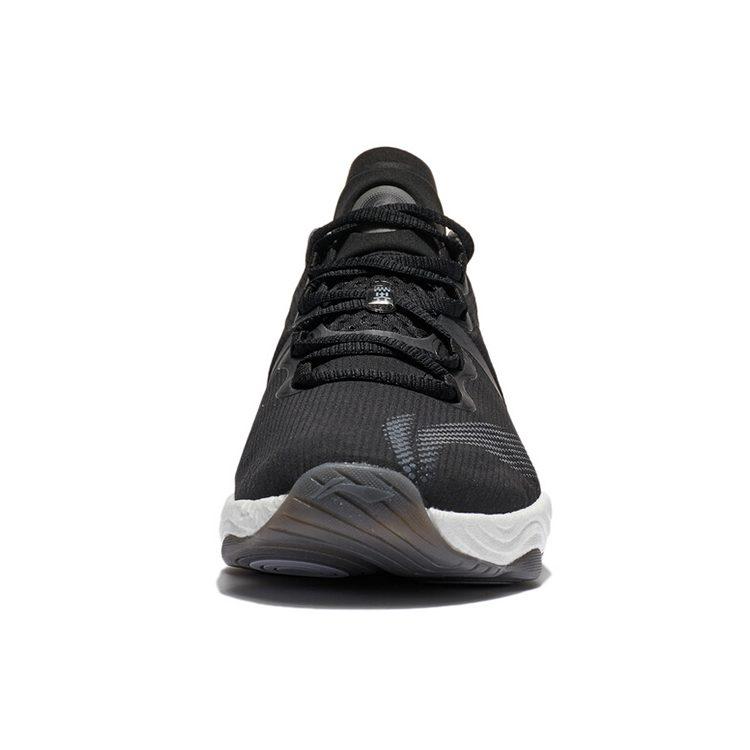 Li Ning Wujie 3 Cushioning Slip Resistant Abrasion Resistant Low top Casual Shoes Men's Black Gray AFVS003-3