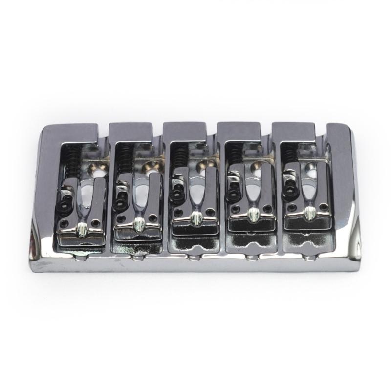 5 String Bass Bridge Assembly, 5 Strings Bass Bridge for 5 Strings Electric Bass