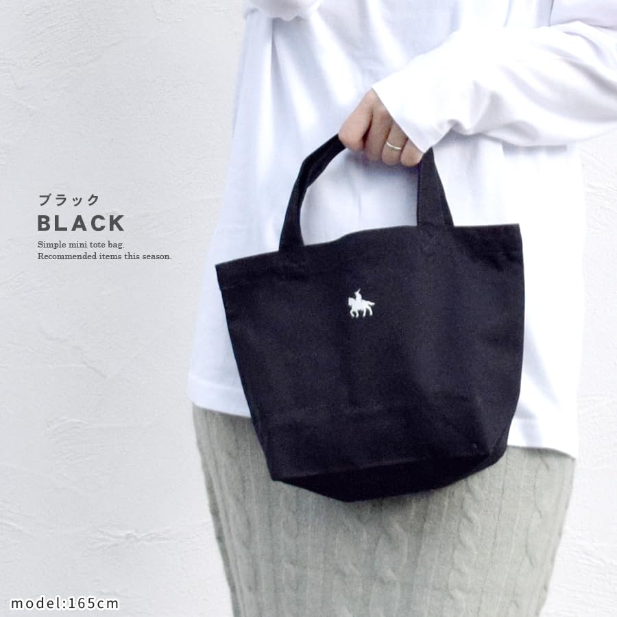 Domain Equestrian Tote Bag Canvas Canvas Small B5 Bag Eco Bag 0001 [Sendai "Date Masamune" Statue] Women's Men's (Light Pink)