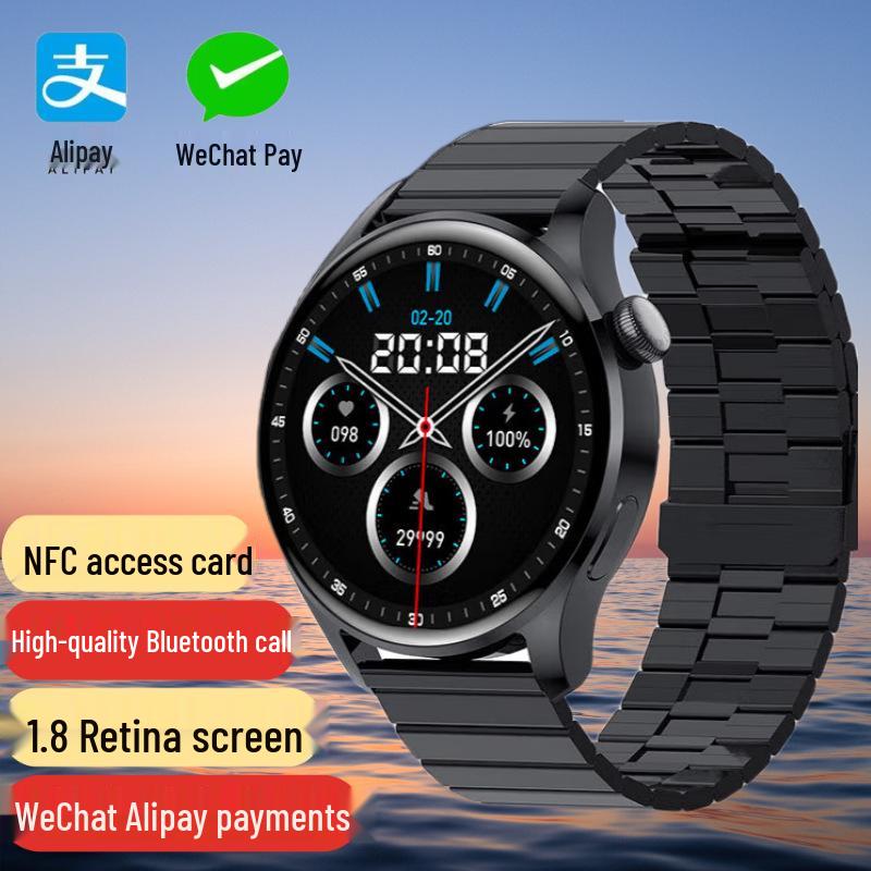 Smartwatch Watch5 Sport: Multifunctional OLED HD Screen with Bluetooth