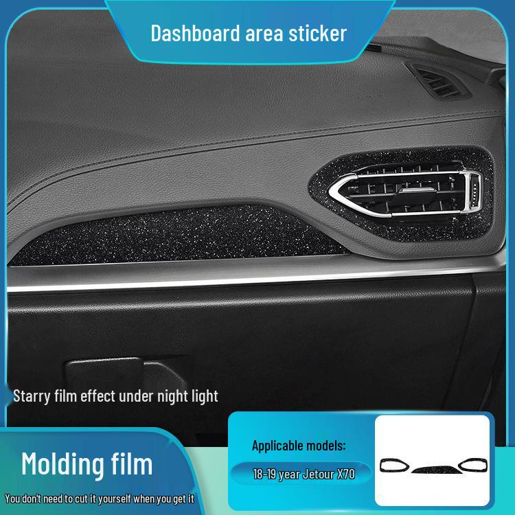 Starry Sky Film for Jetour X70 Interior and Center Console Frosted Film Sticker Replacement