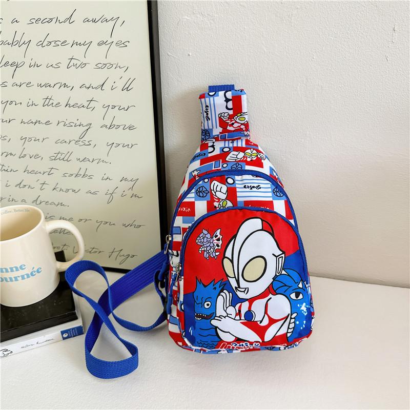 Spiderman Cartoon Kids Nylon Casual Shoulder Bag With Fun Pattern Children For