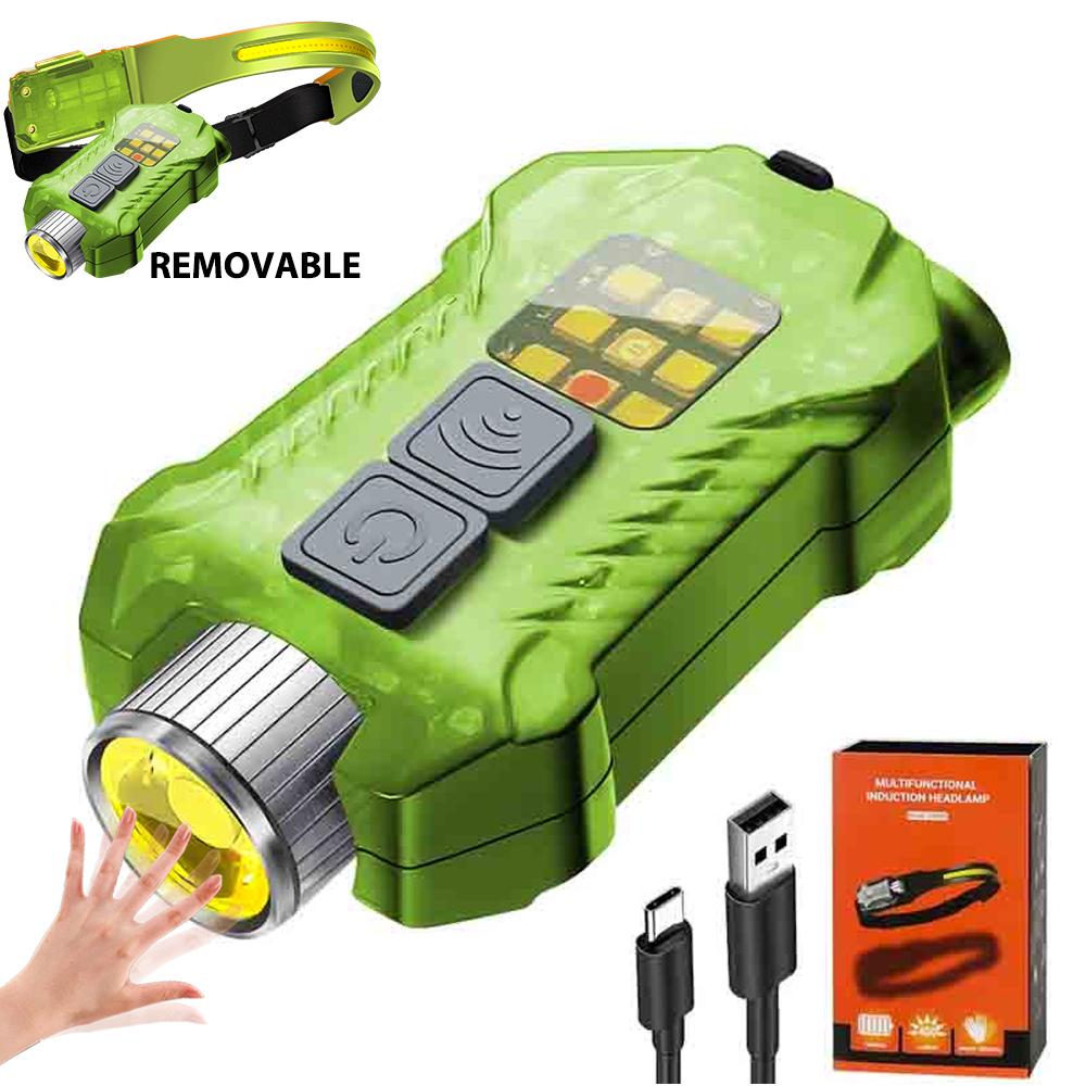 KDULIT XW005 LED MINI Flashlight Multi-function Rechargable Portable EDC Torch with Tail Magnet UV Light Outdoor Camping Lantern