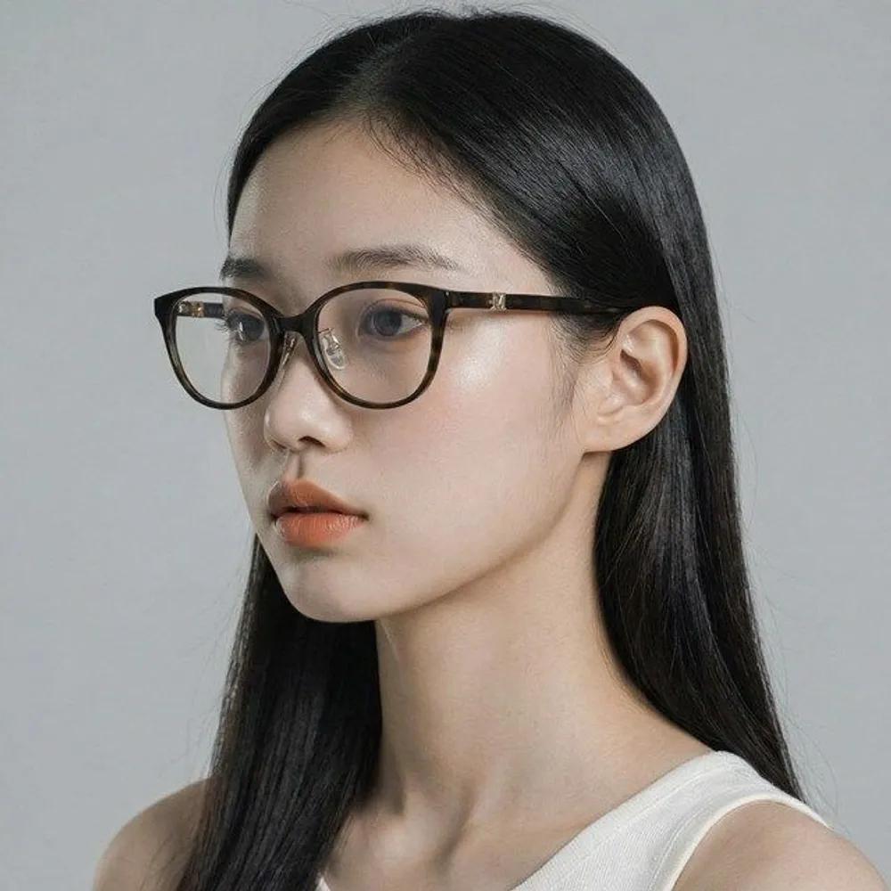 MaxMara Eyeglass Frames MM5126 D 052 Leopard Print Horn-rimmed Glasses for Women and Men
