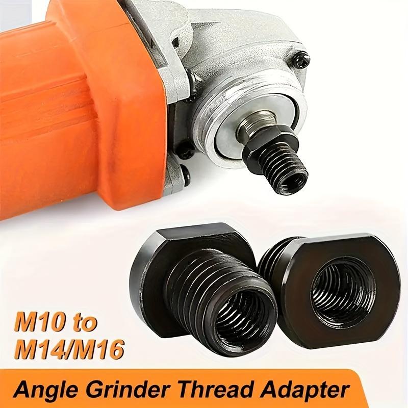 Angle Grinder Attachment Adapter,M10 to M14/M16,Easy To Install Black Quick Change Polisher Interface Connector Practical Thread