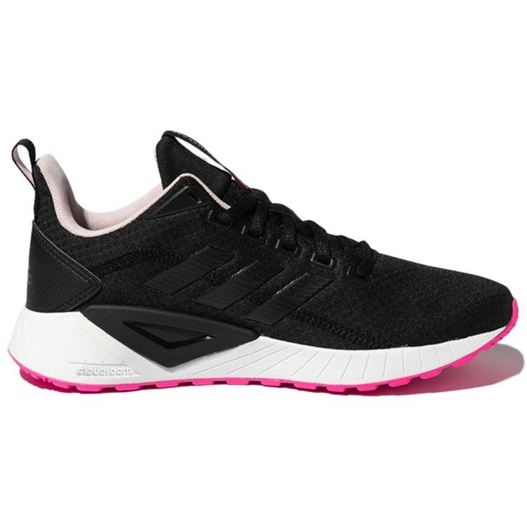 Adidas Neo Questar Thick Sole Sports Non-Slip Wear-Resistant Breathable Low-Top Marathon Running Shoes Women Sneaker Black GY3341