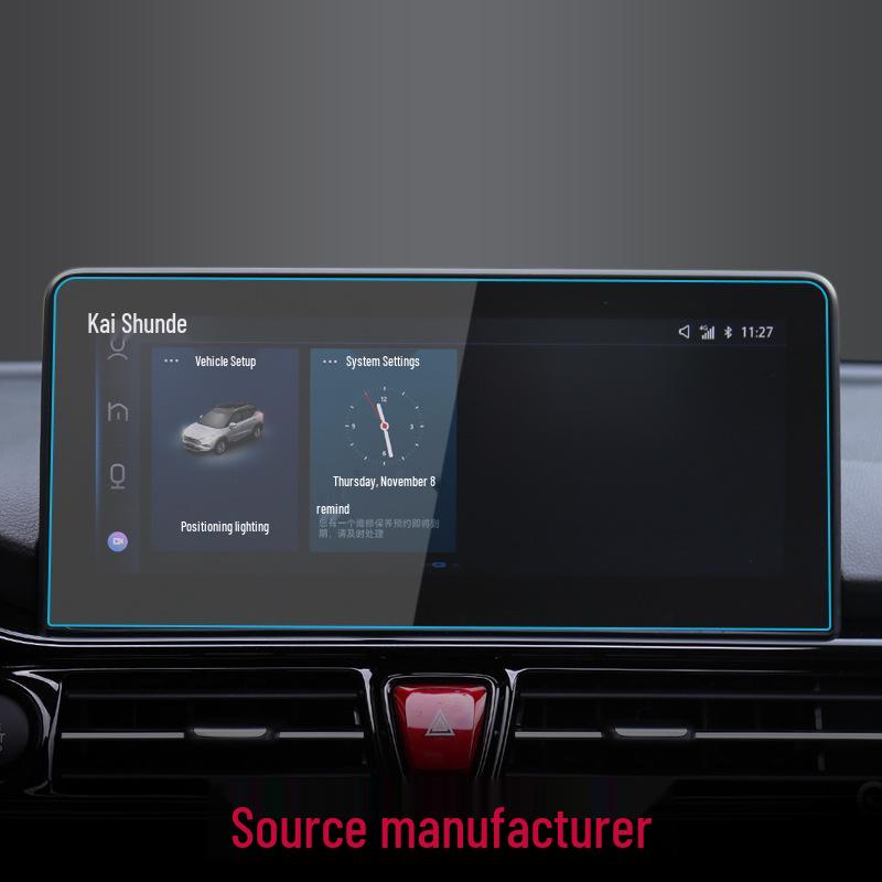 Tempered Film for 25 JAC Refine iEV7S Models: S4 Console, E3 Instrument, 6E Screen, 6S Interior