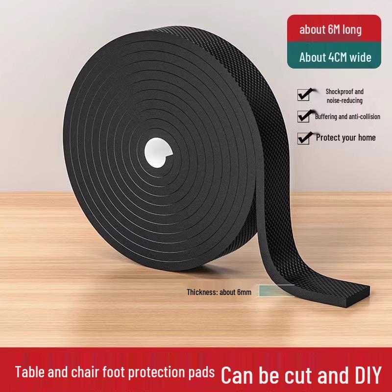 Silent Foot Pads for Dining Chair and Sofa Legs - Anti-Slip, Wear-Resistant Rubber Silicone Protectors for Wood Floors