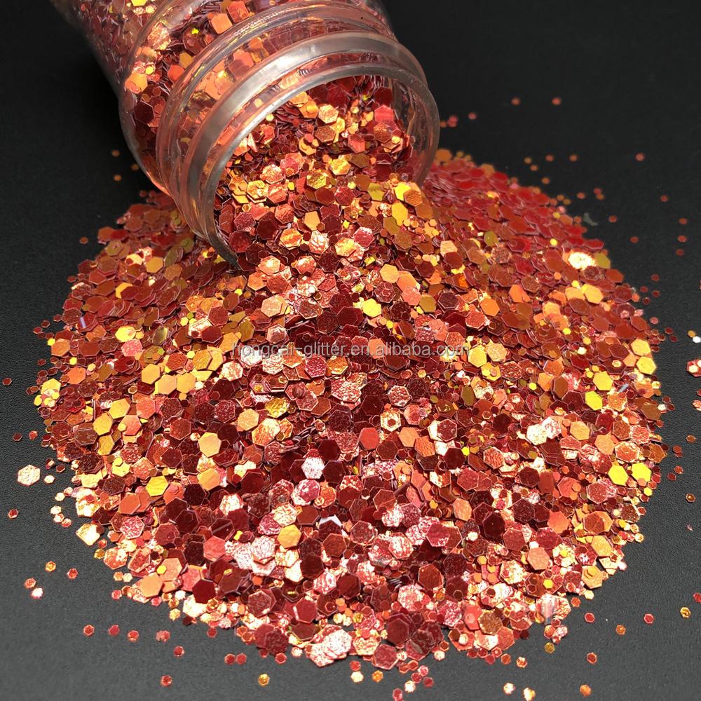 Chameleon Chunky Mix Glitter Color Shifting Bulk Glitter Craft Supplies Christmas Decorations