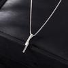 Flash Diamond Long Geometric Line Necklace Simple Small Fresh Everything with Strip Line Female Collarbone Chain Chic Choker Tide