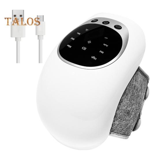 

Беспроводной массажер для колена со светодиодным дисплеем, 3 режима вибрации, регулируемая температура, эргономичный подогрев, обезболивающий массажер для колена A