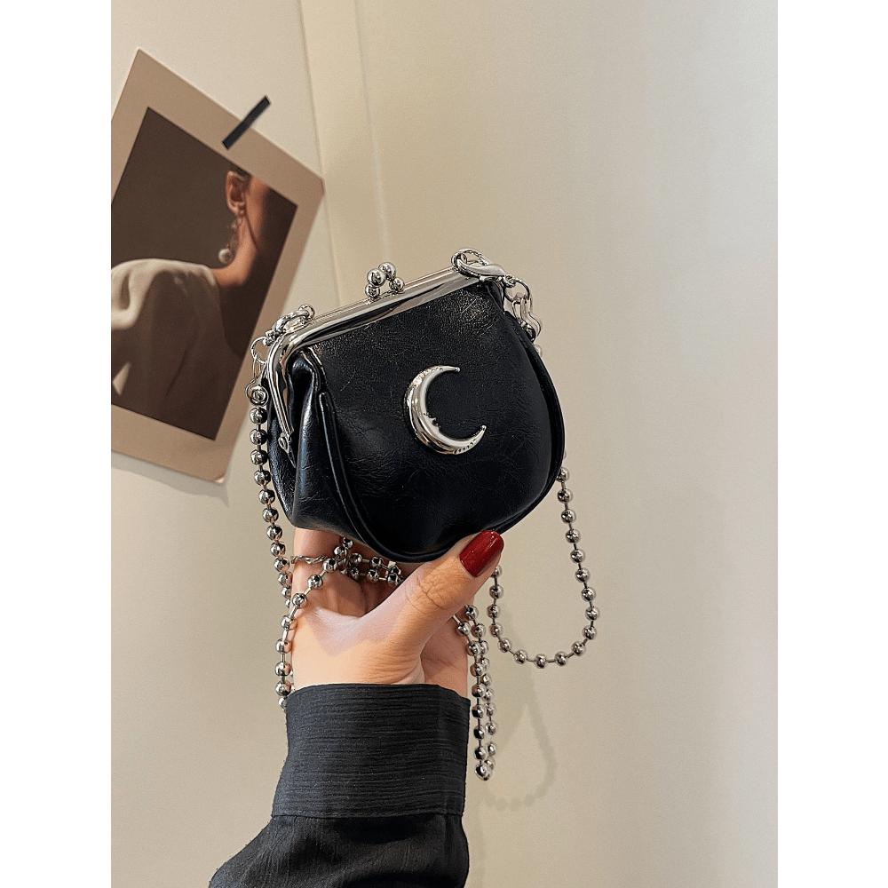 Vintage Women's Bag Simple Personality Chain Crossbody Bag Gift For Gift White-Collar Workers For Male For Female Women Wallet Mini Coin Purse