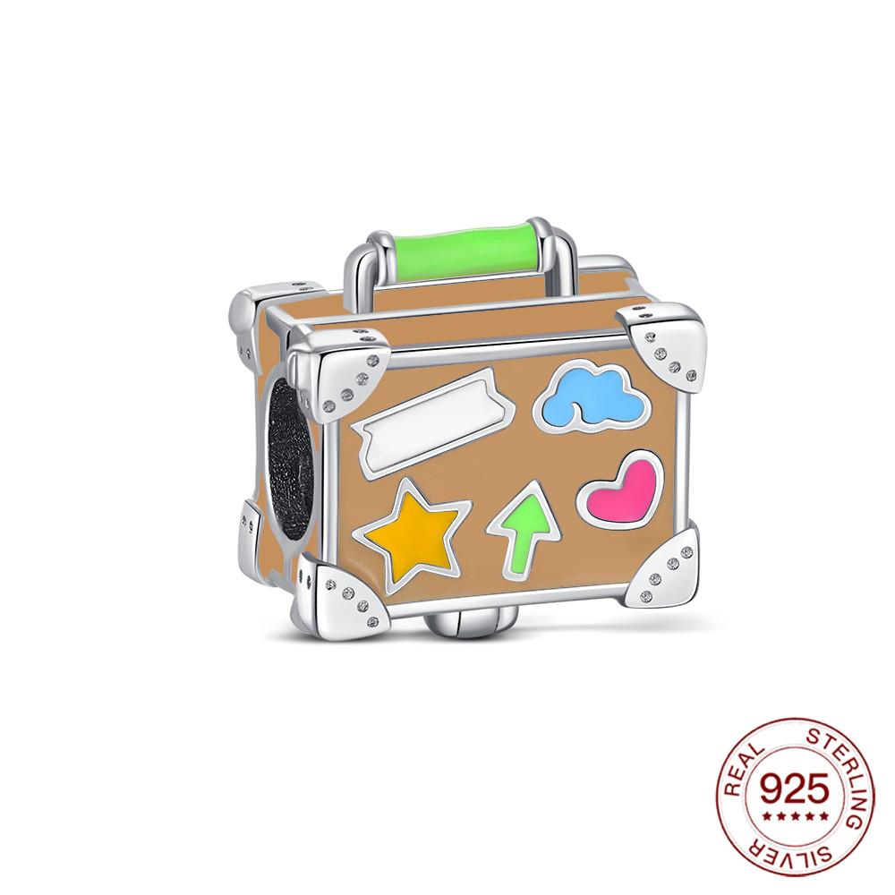 Copper Summer Beaded Classic Pirate Luggage Charms Jewelry Making For Bracelet Diy Women'S Everyday Glamour Fashion Gifts