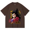 230 Gsm 100% Cotton Dragon Ball V18 Goku Print Unisex Heavy Cotton T Shirt