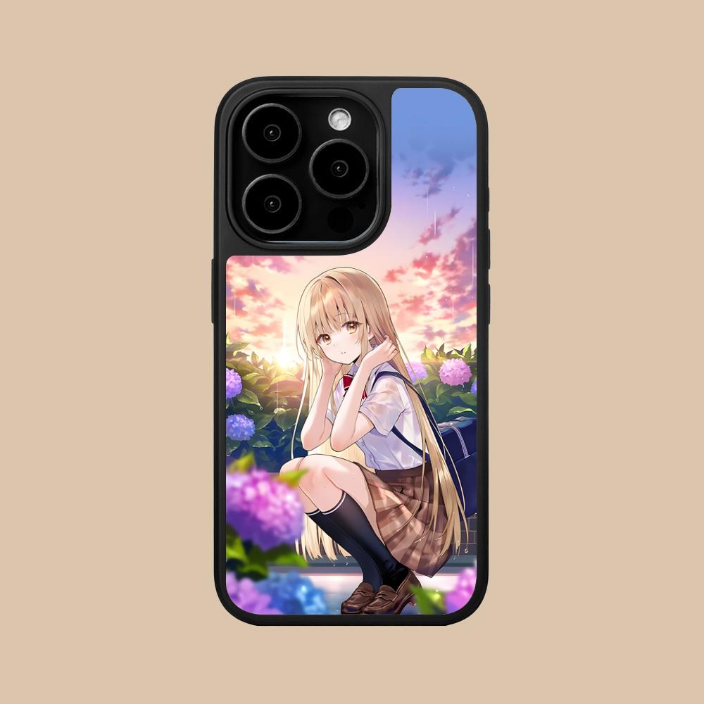 Angel Mahiru Shina Phone Case for iPhone 17 16 15 14 13 12 11 Air Pro Max Plus Matte Surface Cover