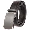 Alloy Automatic Buckle Top Grain Leather Belt - Men's Leather Belt - Genuine Leather Belt
