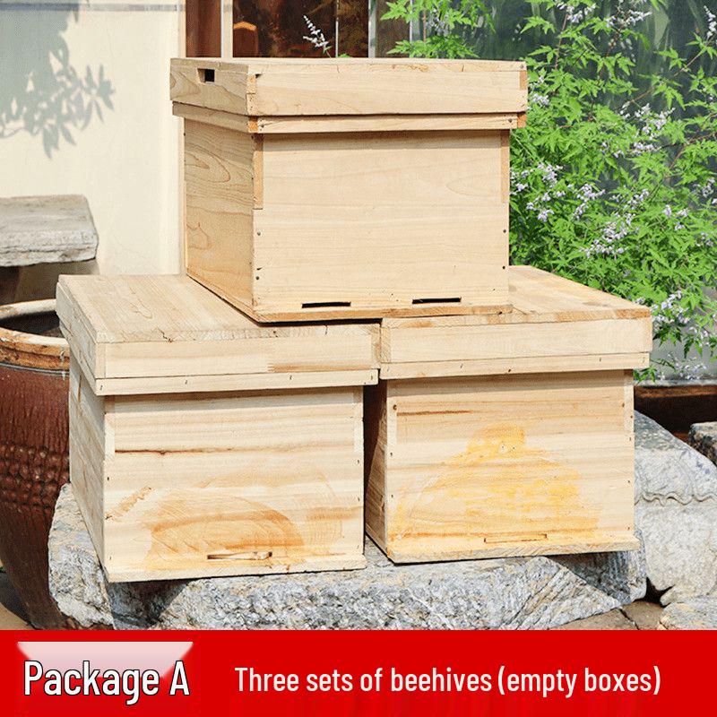 Cedar Beekeeping Tool: Standard Ten Frame with 1.1 Seven Frame Honey Bee Full Set