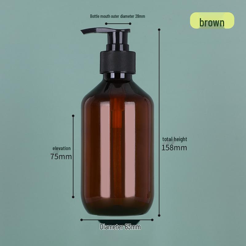 300ml/500ml PET Transparent Pump Hand Sanitizer and Lotion Bottle
