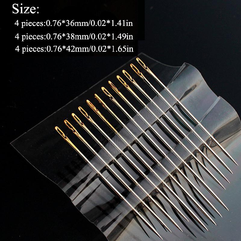 Set of Hardened Steel Sewing Needles