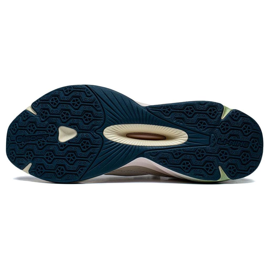 Li Ning Soft Shock Absorbing Wear Resistant Low Top Casual Shoes Women Shoes Gray Green AGLT052-8