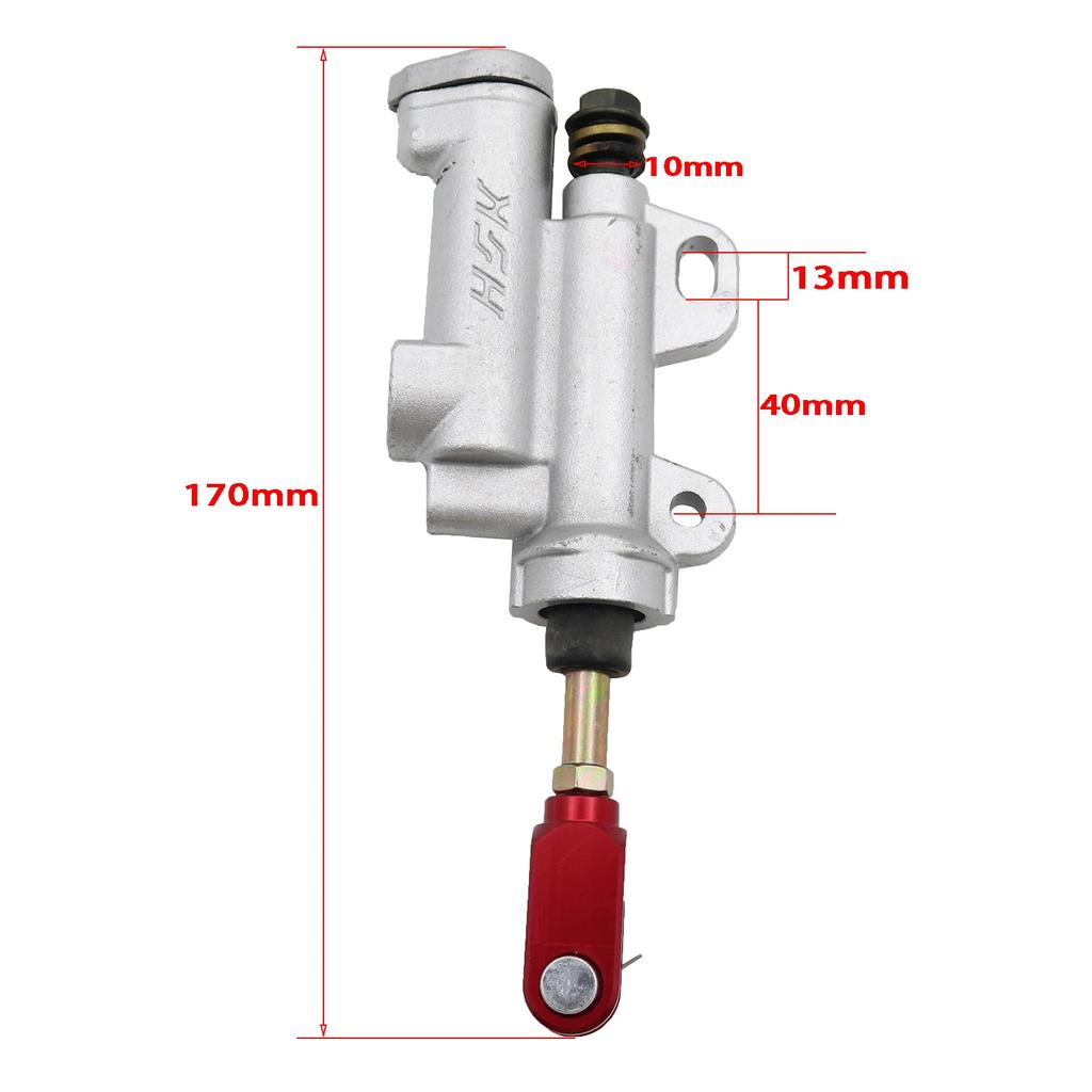 For Kayo Motorcycle Rear Hydraulic Brake Master Cylinder Pump T4 T6 BSE 50cc 70cc 110cc 125cc 150cc 250cc ATV Pit Pro Dirt Bike