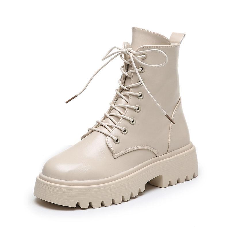 Martin boots female student versatile women's shoes platform boots female short boots high boots female casual cotton boots female