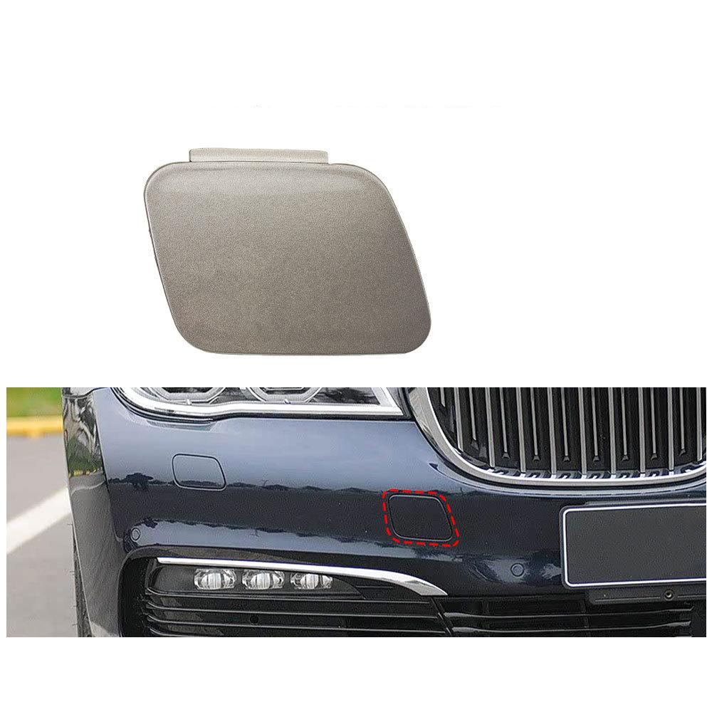 For BMW 7 Series Front Tow Cover G12 Front Bumper Towing Hook Cover 51117412466 2016-2018 серебряный