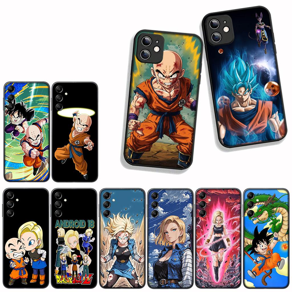 For Xiaomi Redmi 15C 15 A4 A5 9A 9T 10A 10C 9C NFC Note 11 9 8 10 Pro 8T Phone Cover Case Android 18 Krillin Dragon Gokus Ball