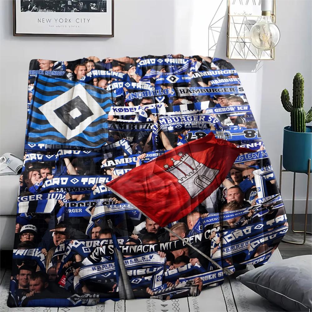 

Hamburg Football Team,pattern Flannel Blanket, High quality Comfortable for All Seasons, Home Decor, Warmth and Comfort, Perfect for Gifts. 80cm x 120cm
