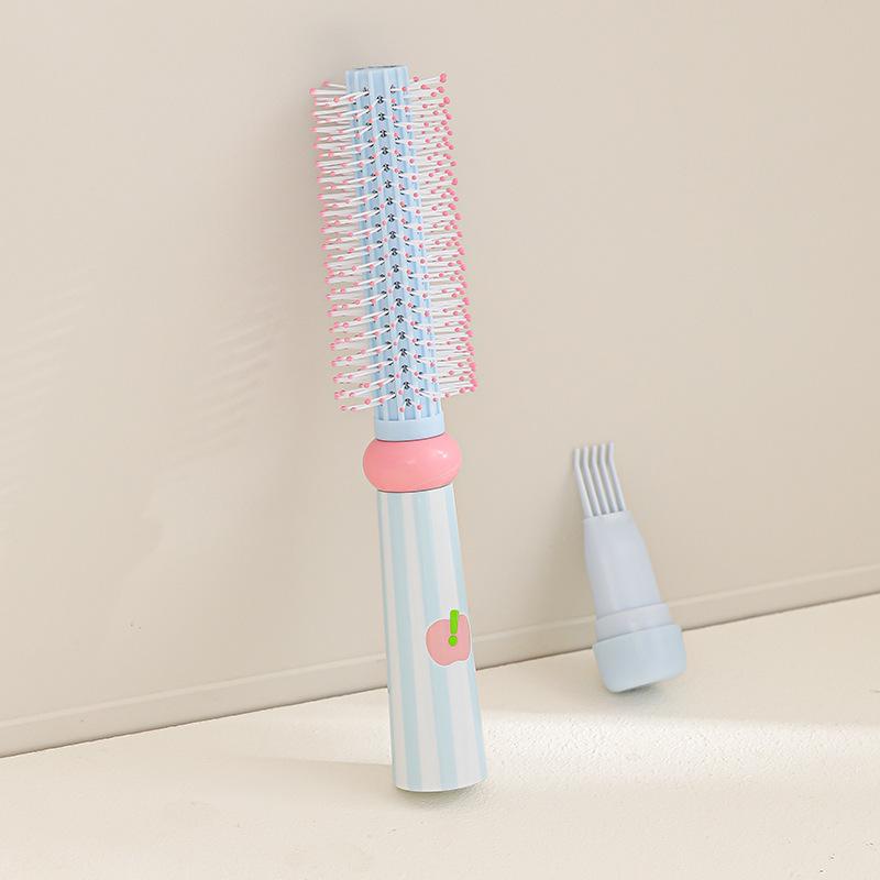 Fluffy Cushion Brush: High Skull Massager & Curl/Straight Comb