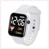 YI Love Heart LED Sports Watch - Fashionable Square Design for Students