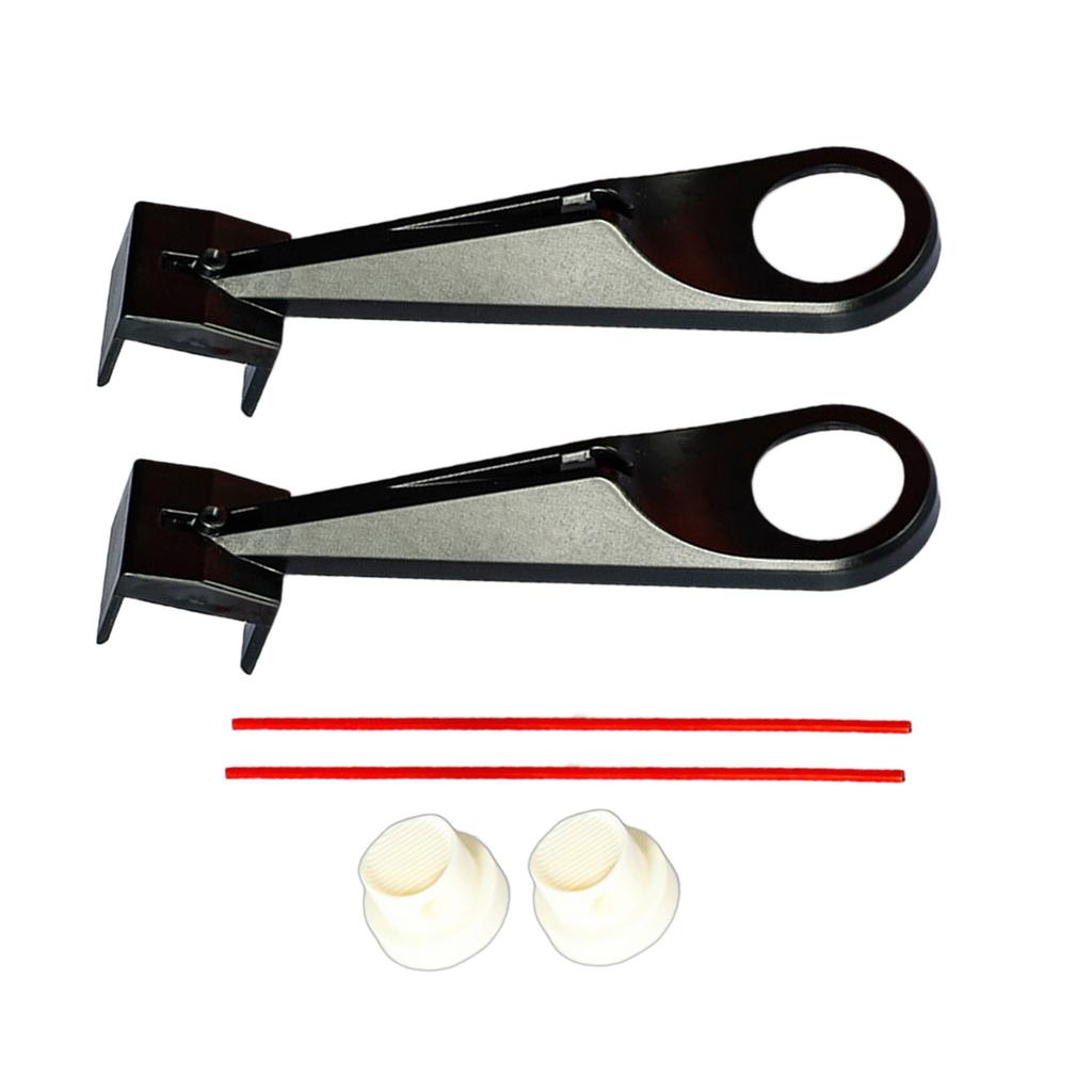 2 Sets Chain Cleaner Attachment Motorcycle Chain Lube Applicator Motorbike Maintenance Tool 3 Sided Wrap Multifunction