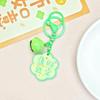 Motivational Acrylic Keychain with Bell Charm - Cute DIY Bag Accessory & Gift